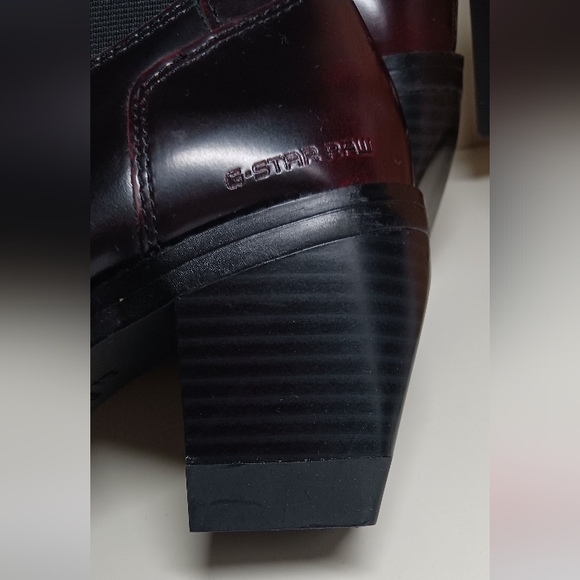 G-STAR Tacoma boots, size 36 EUR or 5.5 US, color: dark burgundy - Picture 5 of 6